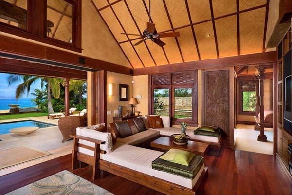 hawaiian style living room furniture