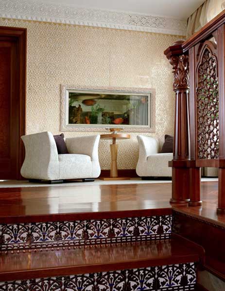 Arabic decor motifs in modern interior design luxurious penthouse ...