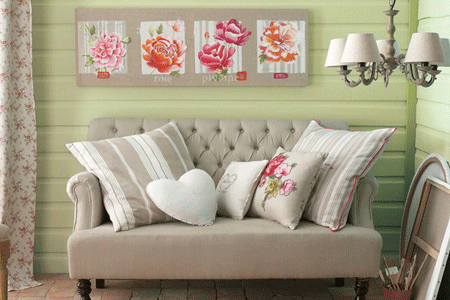 floral living room decorating ideas wall decorations