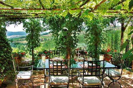 outdoor rooms backyard ideas grape vines furniture