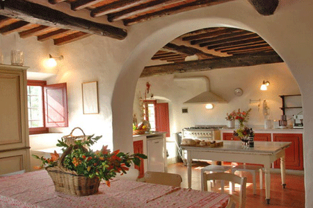 italian houses wooden ceiling beams white paint