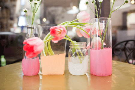 simple crafts craft ideas vases flowers paint