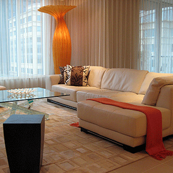 interior design orange cream living room colors