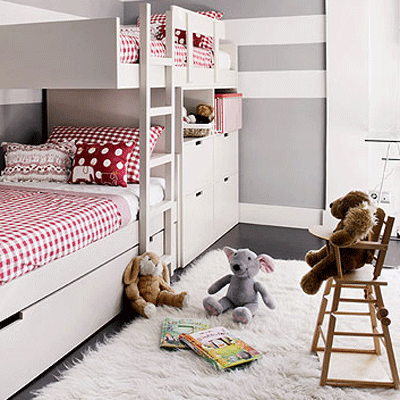 modern children bedroom design furniture storage ideas