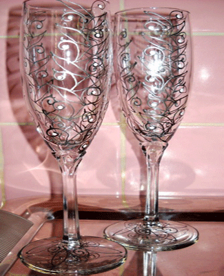 craft ideas for adults table decoration tableware glasses