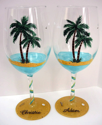 craft ideas glass painting patterns tree images