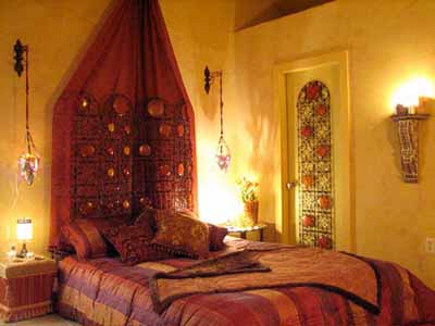 yellow orange red bedroom colors moroccan decorations