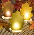 tealight candles table decoration fall decorating ideas