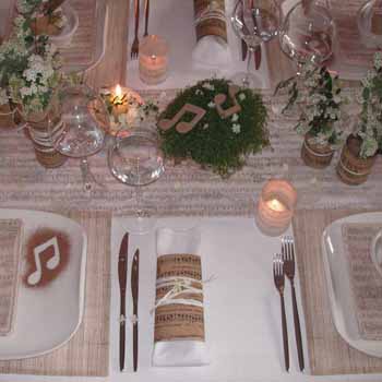 Graceful Music Themed  Party  Table Decoration  Ideas 