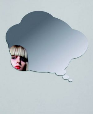 dream cloud mirror sticker design wall decor ideas