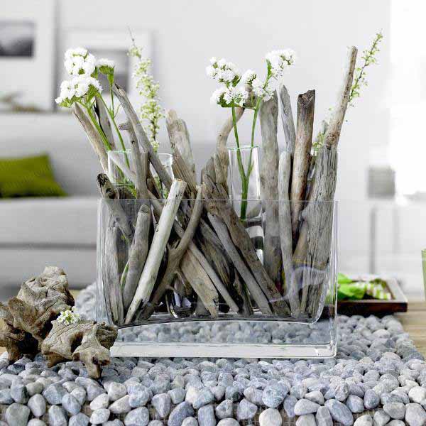 driftwood craft ideas are creative table centerpiece ideas