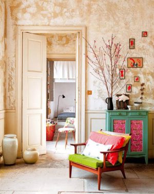 bright colors for living room design