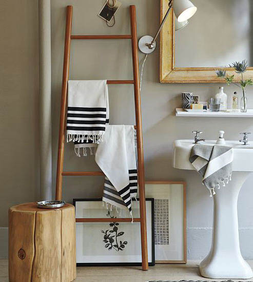 Interior Decorating with Wooden Ladders, Creative Room 