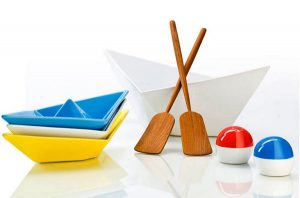 nautical decor tableware sets paper boat (2)