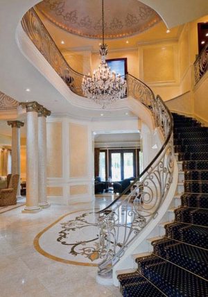 classic staircase and foyer decorating ideas