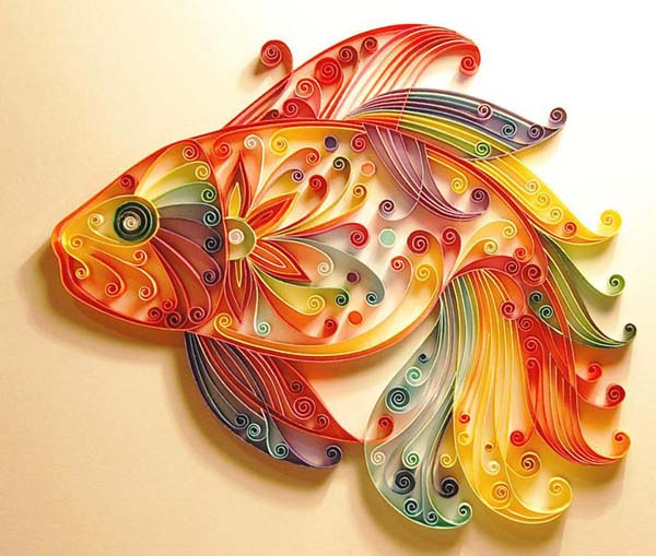 fish quilling patterns