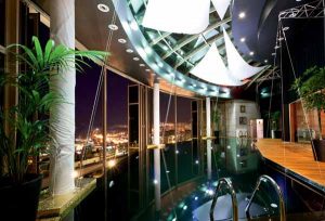 3 Story Penthouse in Sochi, Nautical Decor, Luxurious Contemporary Homes - Nautical Theme Minimalist Penthouse Apartment Decor