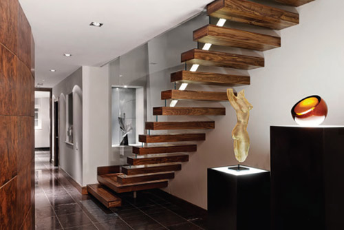 wood staircase design