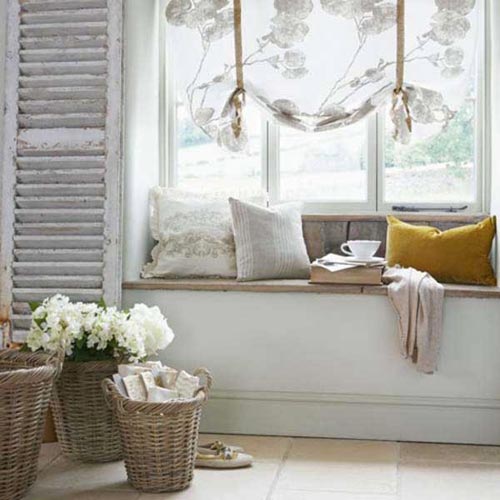small pillows for window seat ad light window treatment
