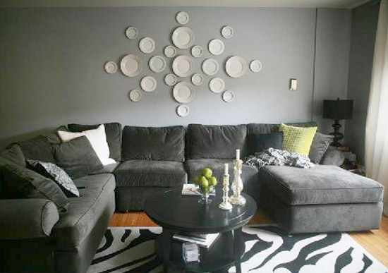 Decorative Plates Collage Beautiful Wall Decorating Ideas 