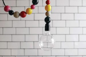 party decorations and ideas, unique lighting fixture made of balls