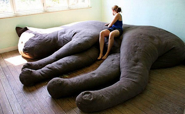 large decorative cushion