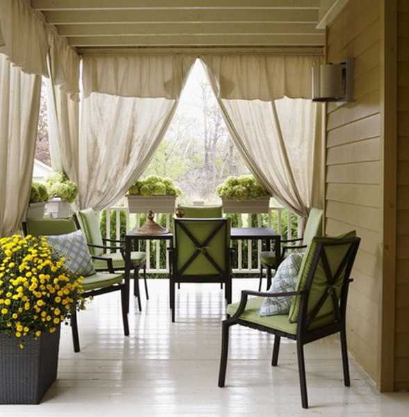 Outdoor Curtains for Porch and Patio Designs, 22 Summer Decorating Ideas