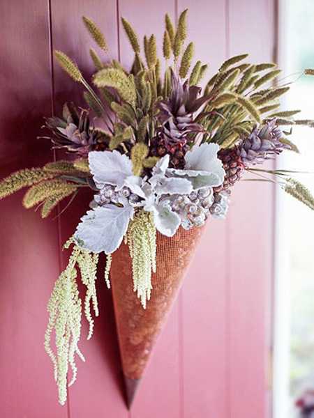 dried flower arrangements for walls or door decorating