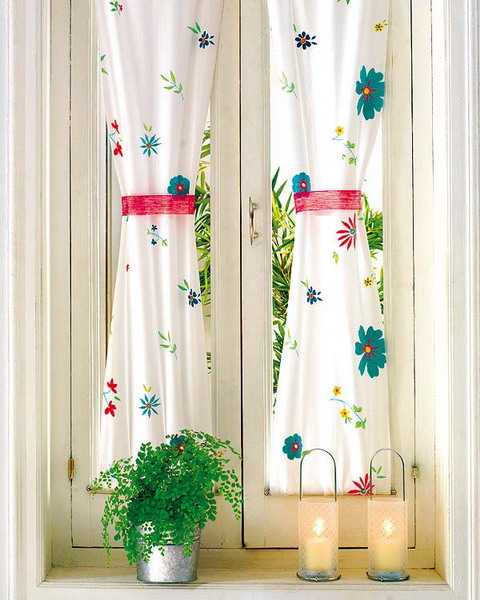 floral kitchen curtains