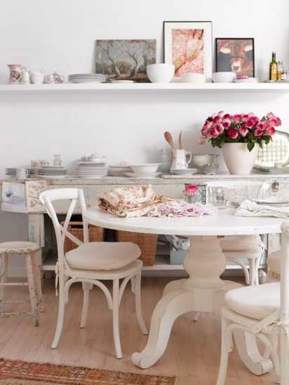 dining furniture in vintage style