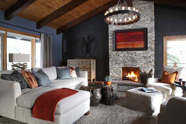 Gorgeous Homes  in Alpine Chalet Style Country Home  