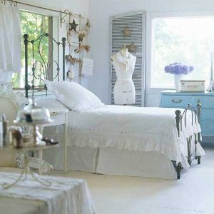 white bedding and decor accessories