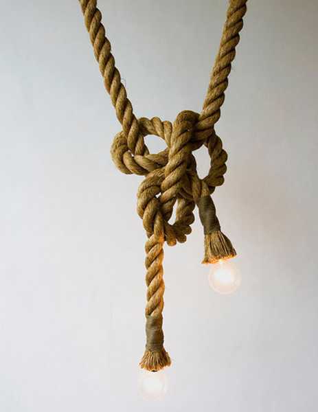 jute rope pendant light