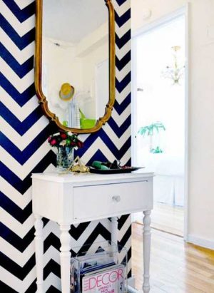 22 Modern Interior Decorating Ideas Using Zigzag Patterns and Fabric Prints