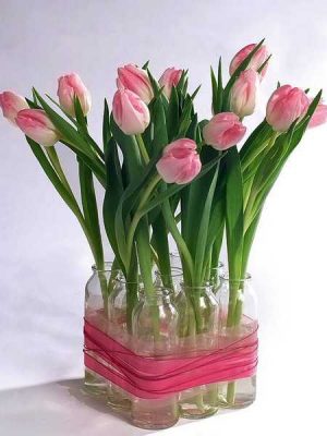 tulip flower arrangement