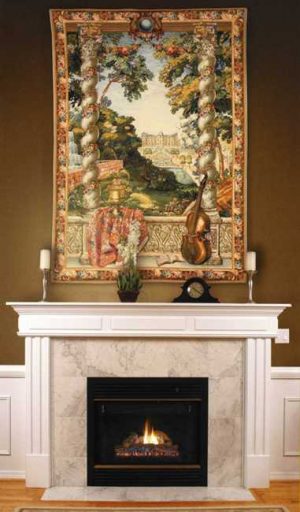 fruit tree tapestry wall hanging for fireplace wall decorating