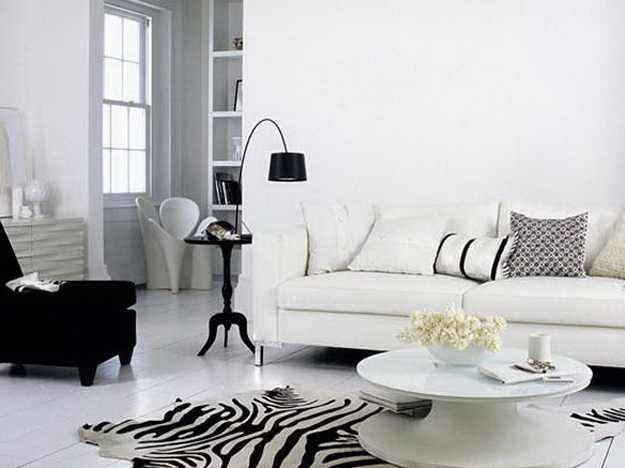 black and white living room pillows