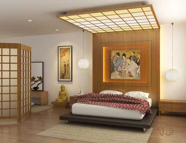 oriental interior decorating, bedroom ideas