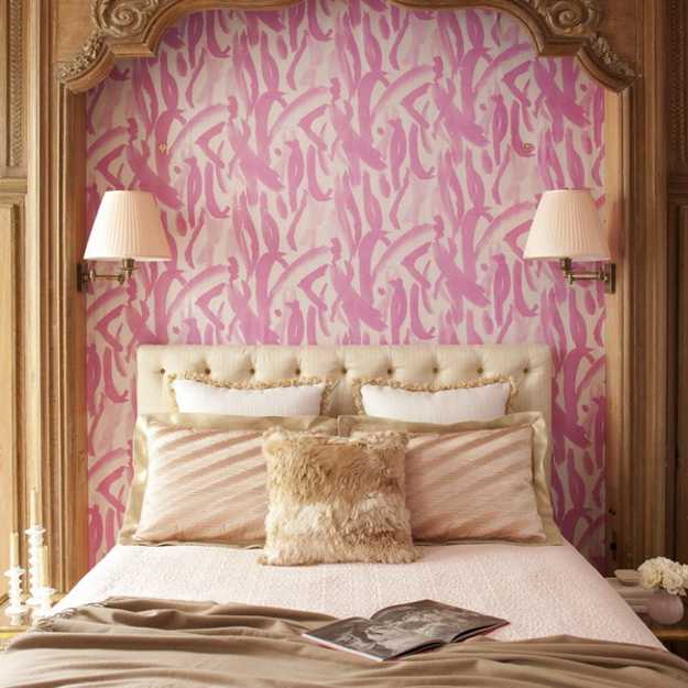 pink and black bedroom decor