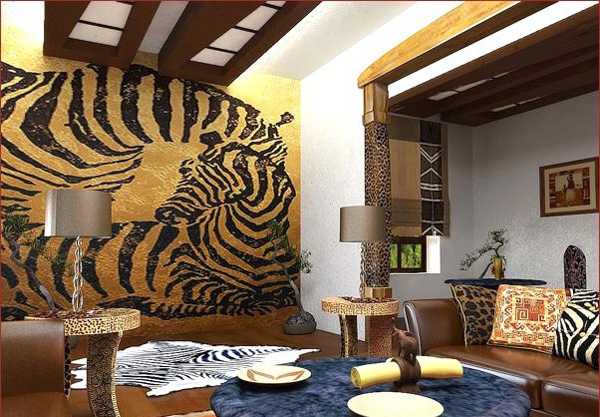 Exotic Trends in Home Decorating Bring Animal Prints into Modern Room Decor