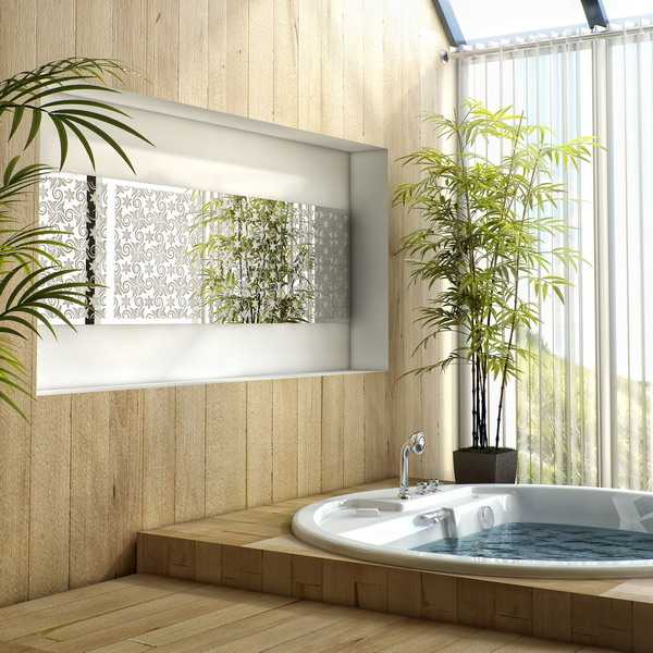 bathroom decorating with wall mirrors