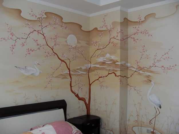 tree painting ideas for bedroom decorating