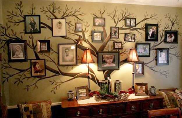 24 Modern Interior Decorating Ideas Incorporating Tree Wall Art