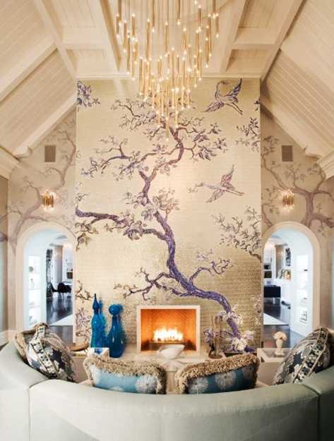 24 Modern Interior Decorating Ideas Incorporating Tree Wall Art