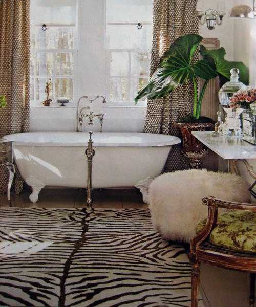 Zebra Prints and Decorative Patterns for Modern Bathroom ...