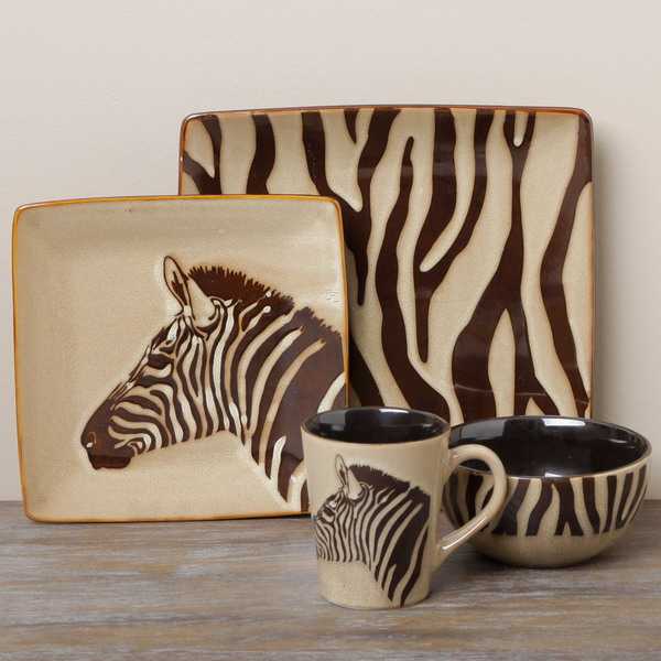 zebra artworks and tableware