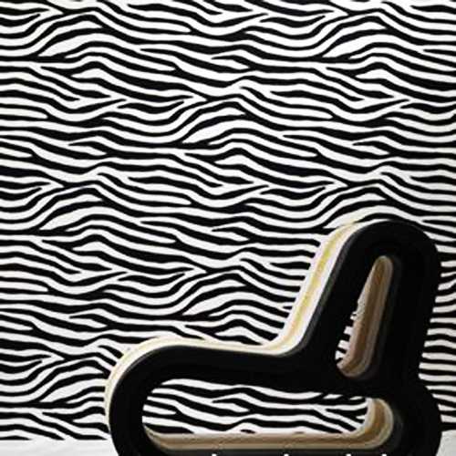 black and white wallpaper with zebra pattern