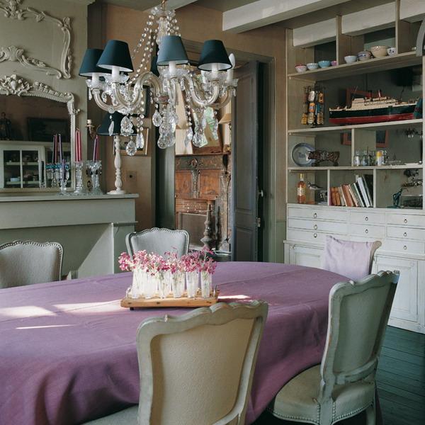 modern dining room decorating ideas in French style