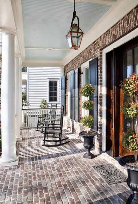 classic window shutter, porch decorating ideas