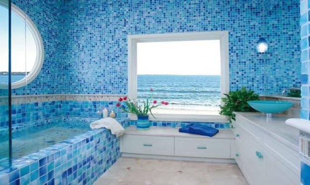 30 Modern Bathroom Decor Ideas, Blue Bathroom Colors and